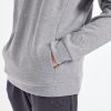 Erkek Gri Bol Kesimli Kapüşonlu Sweatshirt'ü Cep